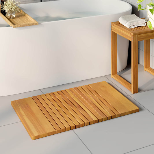 Badmat Effen Bruin 81 x 50 cm Hout is nu te koop bij PeponiXL, paradijselijk wonen!