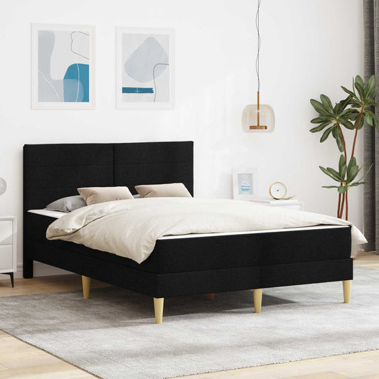 Bedframe Zwart 120 x 190 cm Polyester is nu te koop bij PeponiXL, paradijselijk wonen!