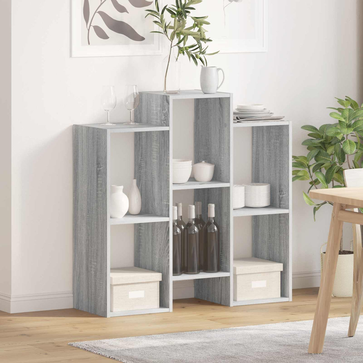 Dressoir Grijs Sonoma 90 x 30 x 90 cm is nu te koop bij PeponiXL, paradijselijk wonen!