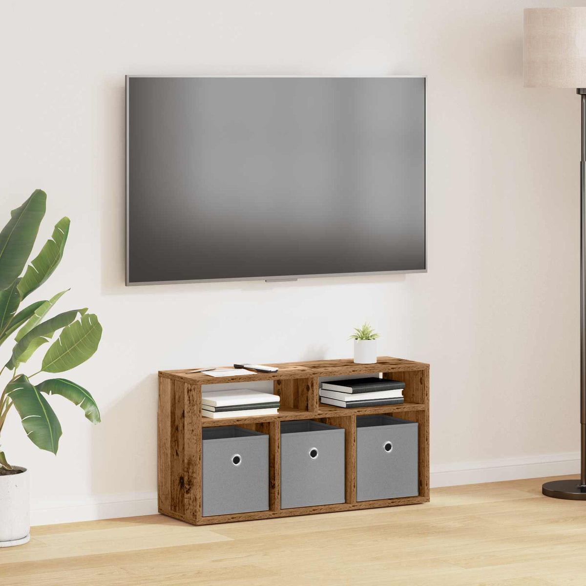 Laagkast met lade Oudhout 72 x 22,5 x 38 cm is nu te koop bij PeponiXL, paradijselijk wonen!