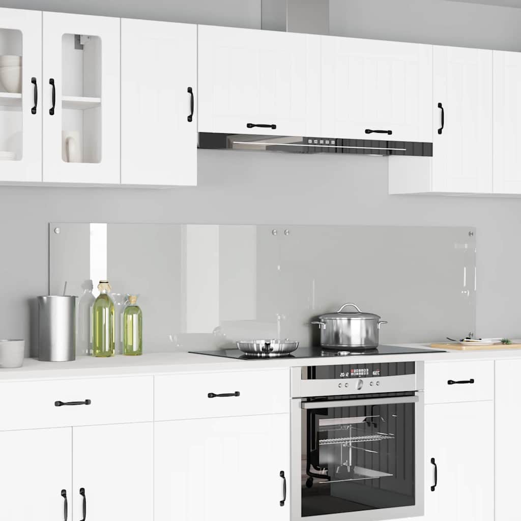 Keukenachterwand 2 pcs Doorzichtig 100 x 50 cm gehard glas is nu te koop bij PeponiXL, paradijselijk wonen!