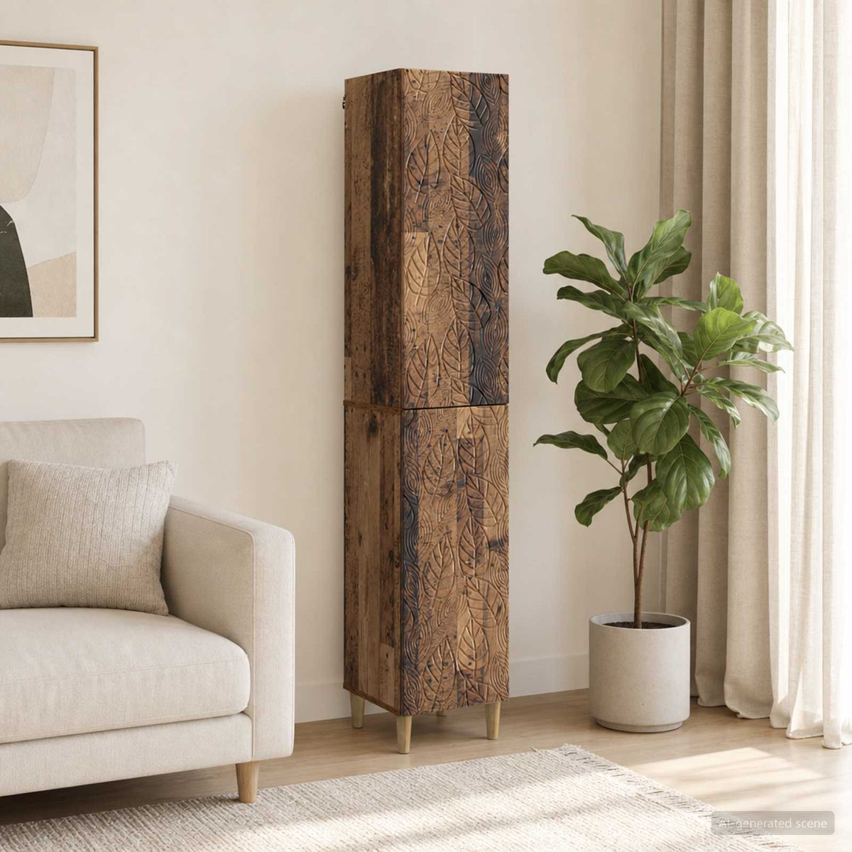 Kastenset 2 pcs Bewerkt hout is nu te koop bij PeponiXL, paradijselijk wonen!