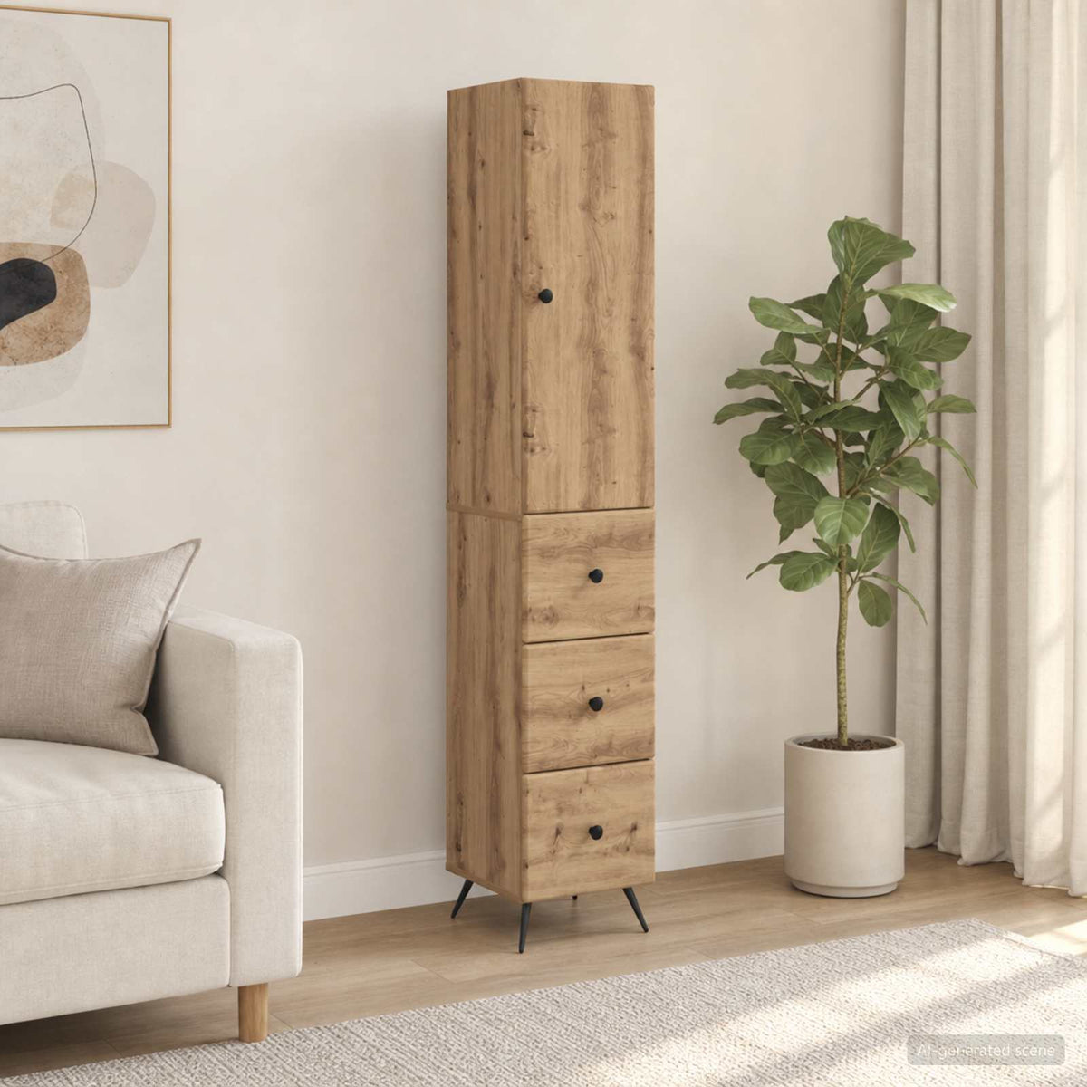 Kastenset 2 st 34,5 x 34,5 x 90 cm Bewerkt hout is nu te koop bij PeponiXL, paradijselijk wonen!