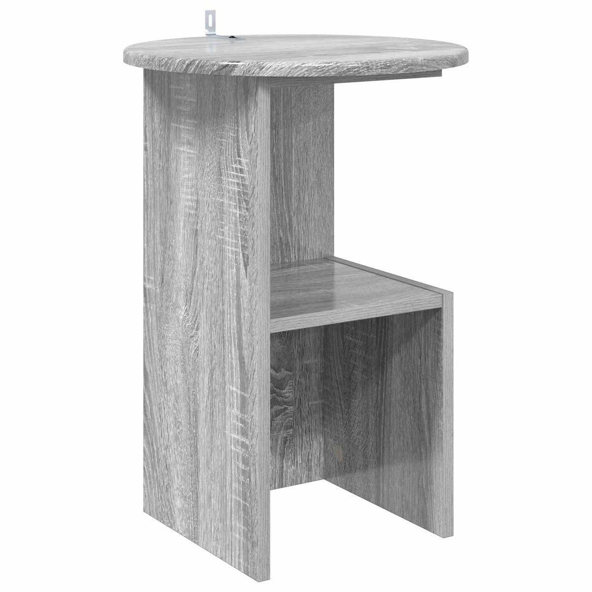 Bijzettafel Grijs sonoma Ø 39,5 x 55 cm Bewerkt hout is nu te koop bij PeponiXL, paradijselijk wonen!