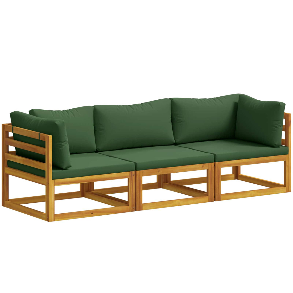 Bankstel 3 st Naturel Massief Acaciahout is nu te koop bij PeponiXL, paradijselijk wonen!