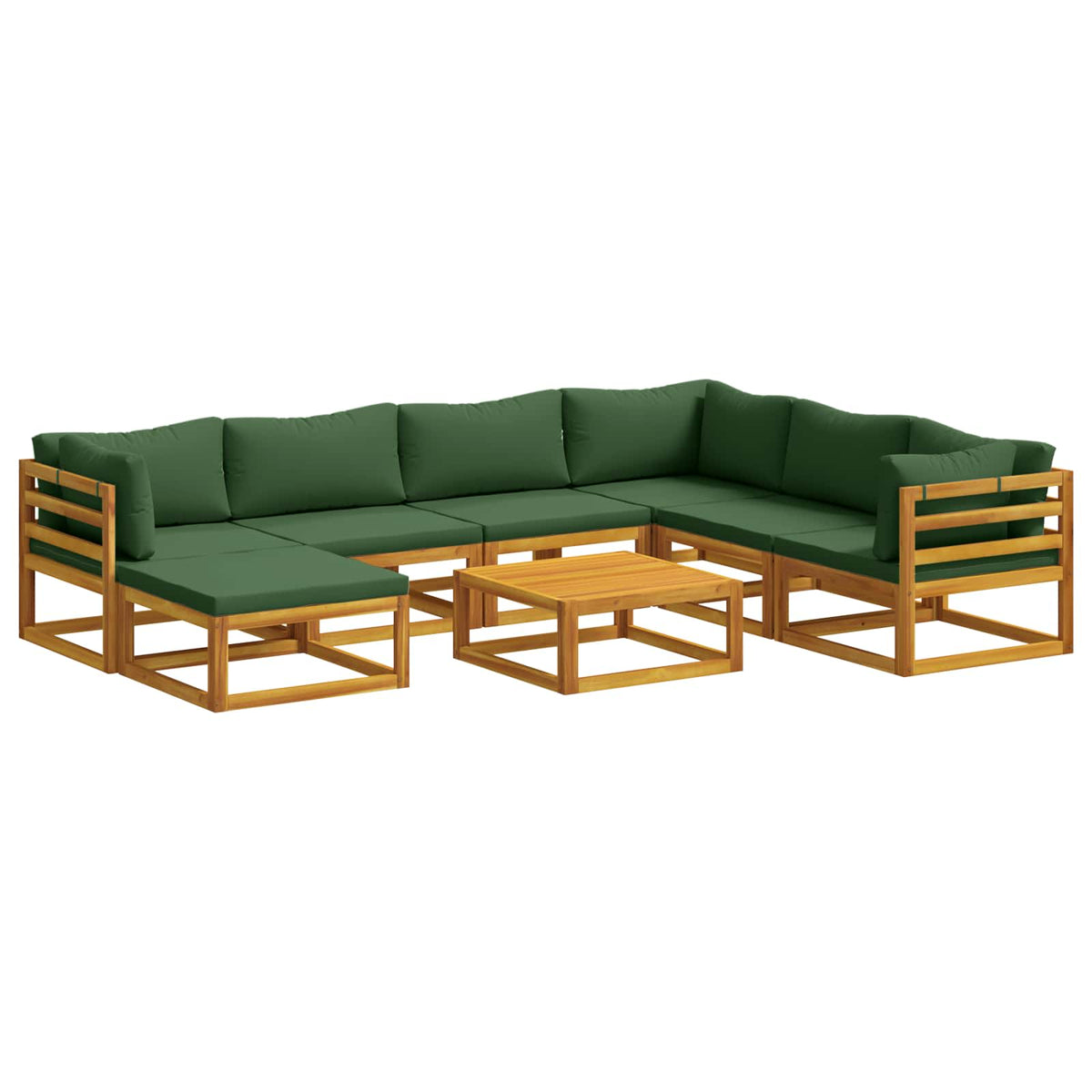 Bankstel 8 st Naturel Massief Acaciahout is nu te koop bij PeponiXL, paradijselijk wonen!