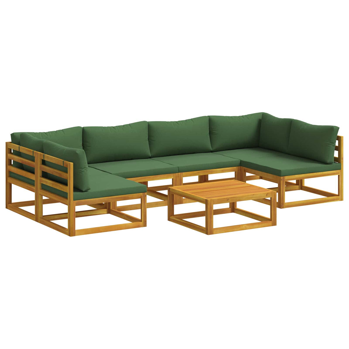 Bankstel 7 st Naturel Massief Acaciahout is nu te koop bij PeponiXL, paradijselijk wonen!