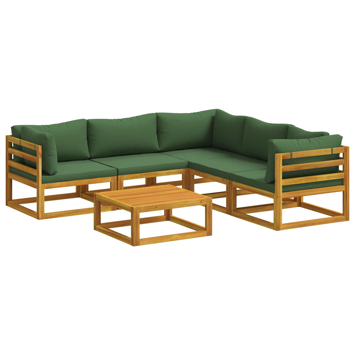Bankstel 6 st Naturel Massief Acaciahout is nu te koop bij PeponiXL, paradijselijk wonen!
