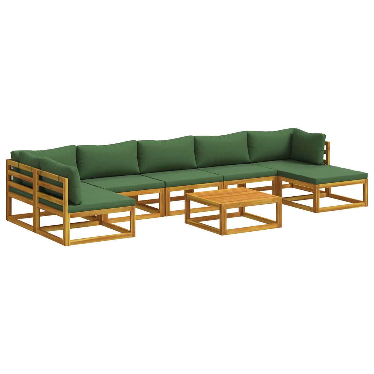 Bankstel 8 st Naturel Massief Acaciahout is nu te koop bij PeponiXL, paradijselijk wonen!