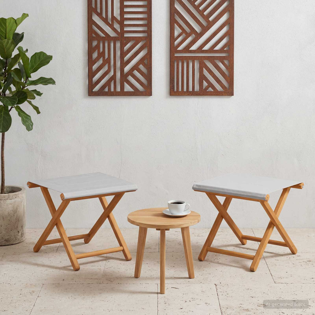Ligstoel 2 pcs massief eucalyptushout Crèmekleurig is nu te koop bij PeponiXL, paradijselijk wonen!