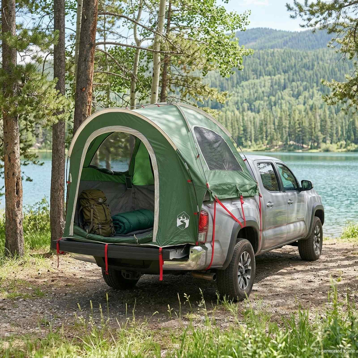 Autotent met dak Groen 200 x 170 x 170 cm Polyester en staal is nu te koop bij PeponiXL, paradijselijk wonen!
