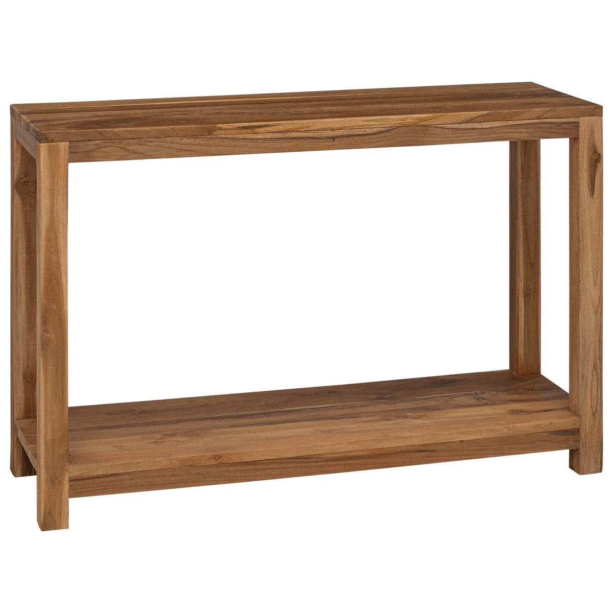 Wandtafel Naturel 110 x 35 x 75 cm Massief Teakhout is nu te koop bij PeponiXL, paradijselijk wonen!