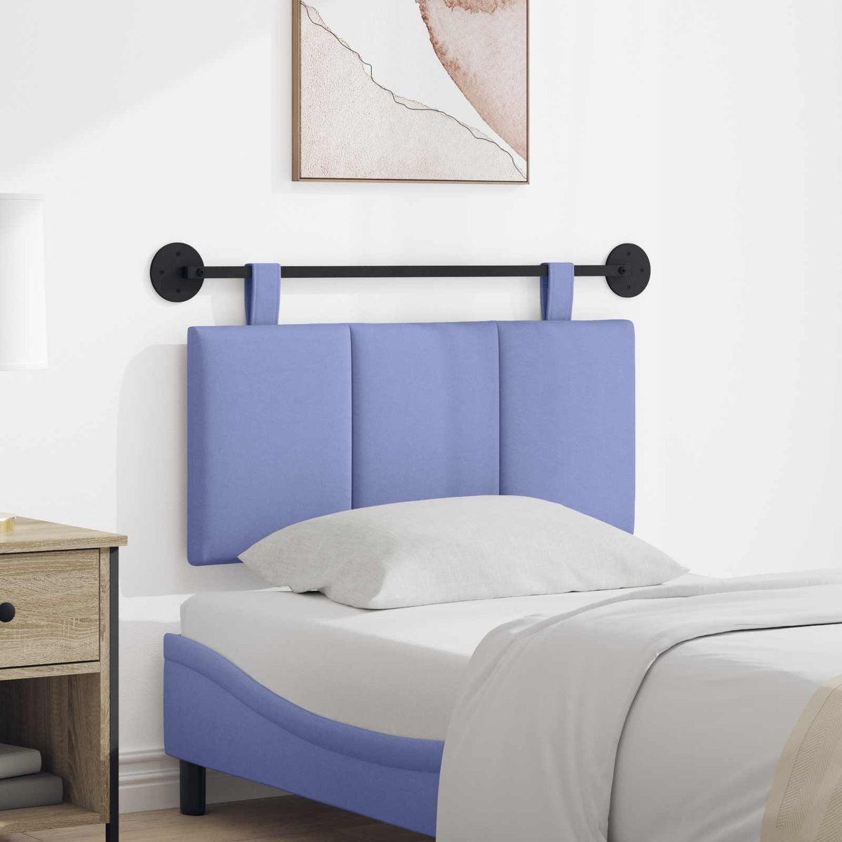 Hangend hoofdbord Jeans Blauw Stof is nu te koop bij PeponiXL, paradijselijk wonen!