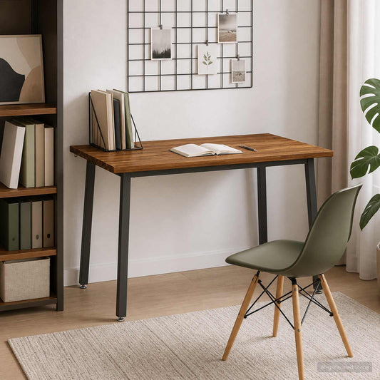 vidaXL 120 x 80 x 75 cm Massief Acaciahout Natuurlijk en Koffie