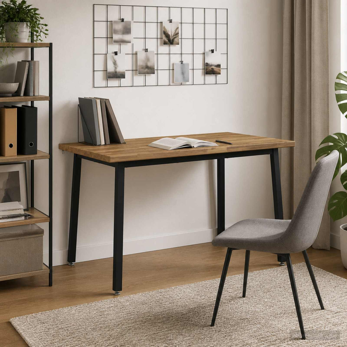 120 x 70 x 75 cm Massief Acaciahout Wit en zwart Rechthoekig is nu te koop bij PeponiXL, paradijselijk wonen!