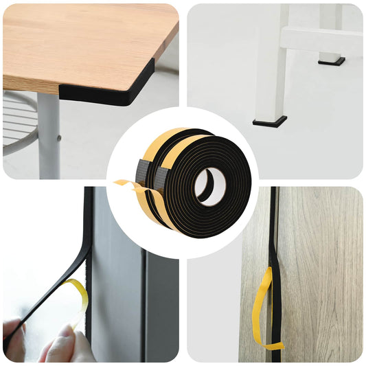 Zelfklevende schuimtape 2 pcs Zwart 30mm x 5m CR Schuim is nu te koop bij PeponiXL, paradijselijk wonen!