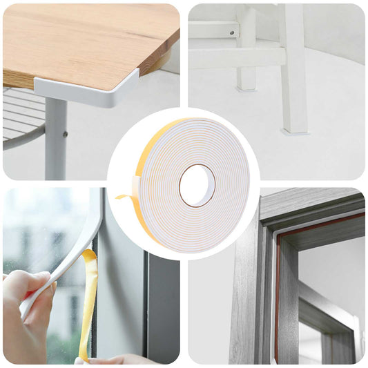 Zelfklevende schuimtape 10 pcs Wit 20mm x 10m CR Schuim is nu te koop bij PeponiXL, paradijselijk wonen!