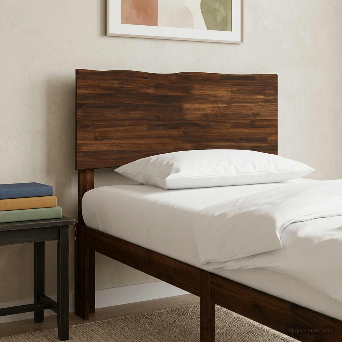 Live Edge Hoofdbord ROSTOCK Donkerbruin 90 cm is nu te koop bij PeponiXL, paradijselijk wonen!