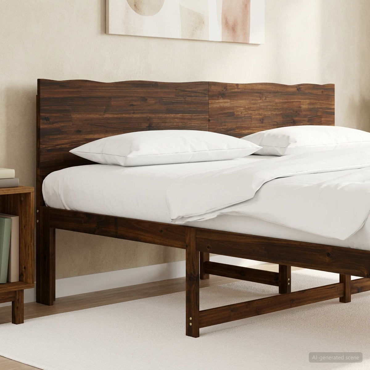 Live Edge Hoofdbord ROSTOCK Donkerbruin 180 cm is nu te koop bij PeponiXL, paradijselijk wonen!