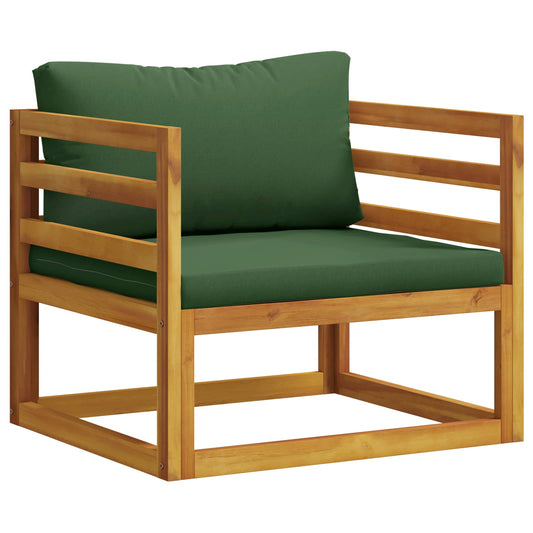 Modulaire fauteuil met kussens 100 % polyester Massief Acacia is nu te koop bij PeponiXL, paradijselijk wonen!