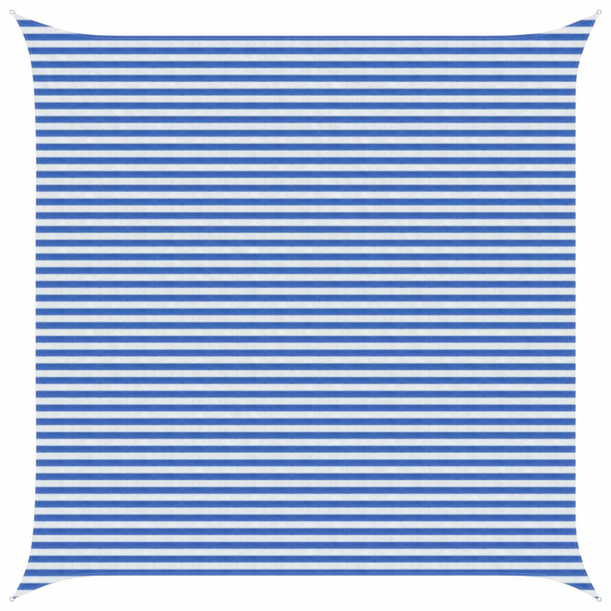 Zonneschaduwzeil Blauw en Wit 5 x 5 m HDPE is nu te koop bij PeponiXL, paradijselijk wonen!