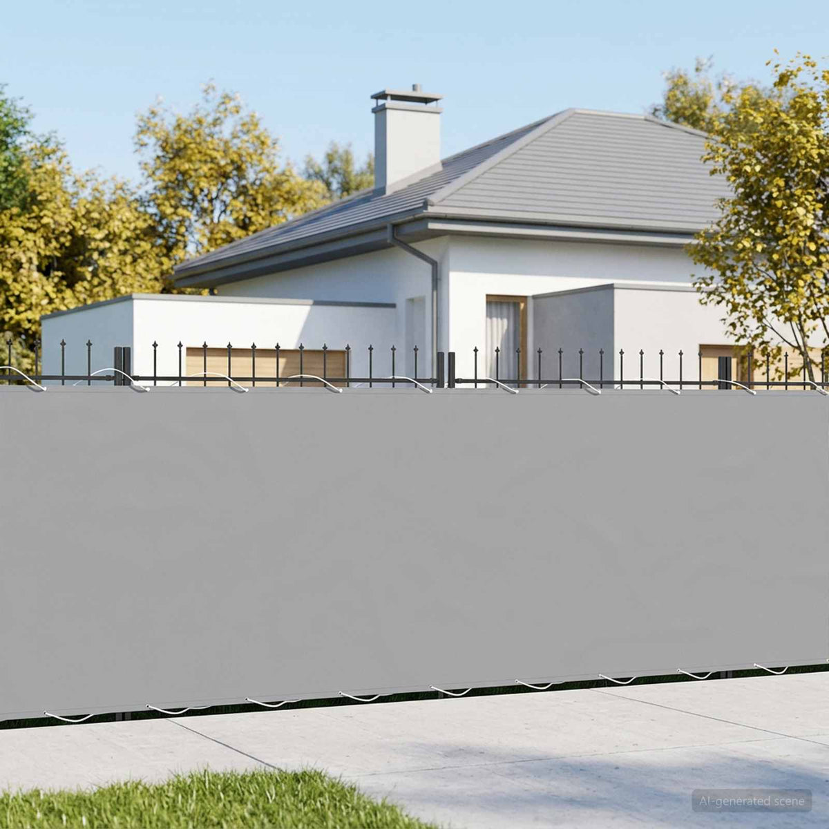 Balkon Privacy Scherm 200 x 700 cm Stof met PU-coating is nu te koop bij PeponiXL, paradijselijk wonen!