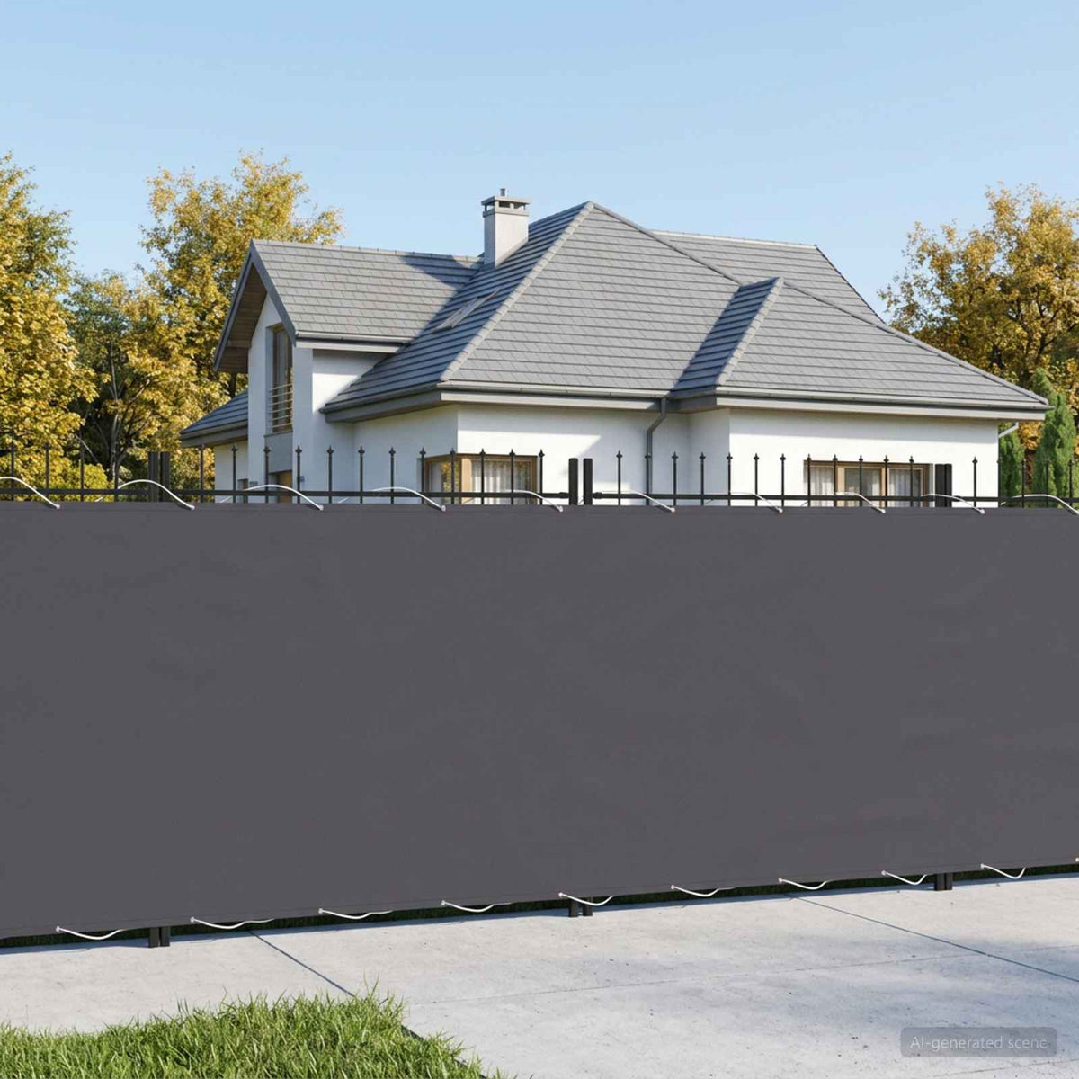 Balkon Privacy Scherm 150 x 400 cm Stof met PU-coating is nu te koop bij PeponiXL, paradijselijk wonen!