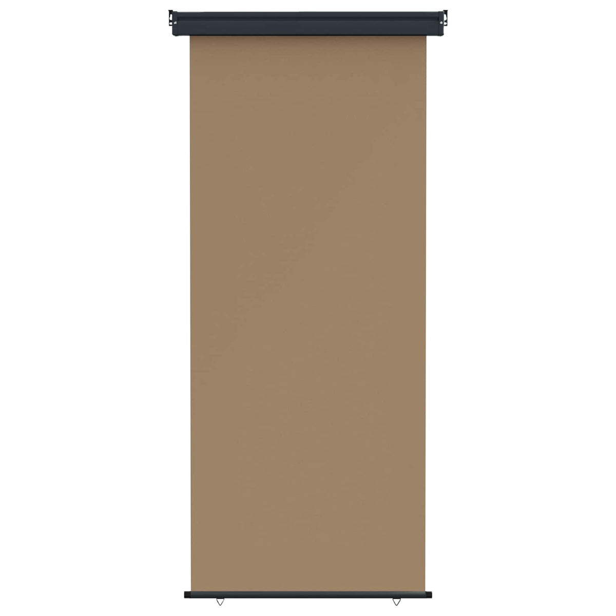 Zijscherm Balkon 80 x 250 cm 100% polyester ijzer staal Taupe is nu te koop bij PeponiXL, paradijselijk wonen!
