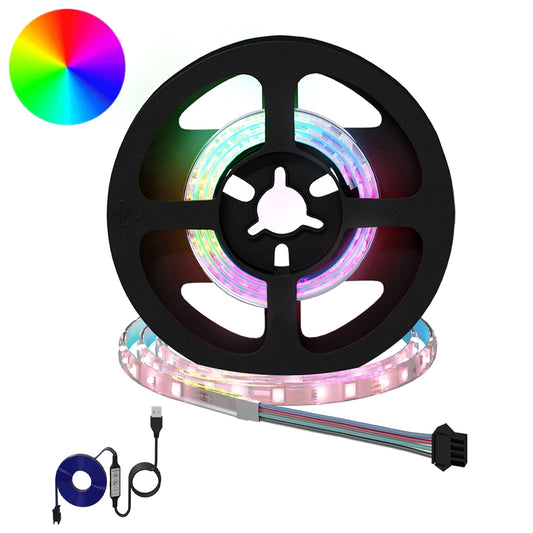 LED-strip 2 pcs Zwart en transparant 450 mm Koper en kunststof is nu te koop bij PeponiXL, paradijselijk wonen!