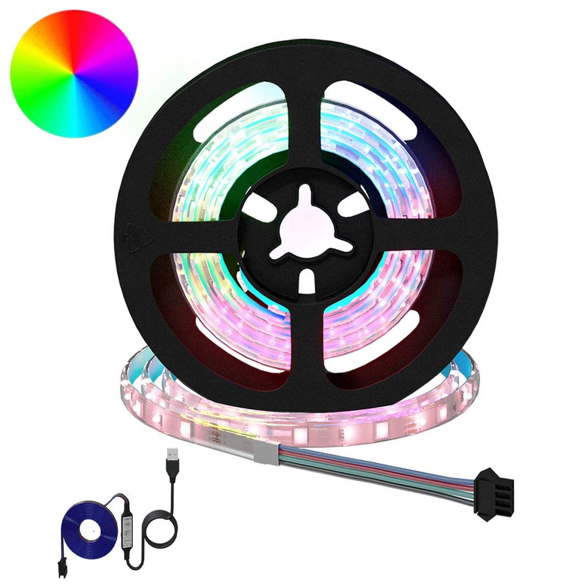 LED-strip 2 pcs Zwart en transparant 750 mm Koper en kunststof is nu te koop bij PeponiXL, paradijselijk wonen!
