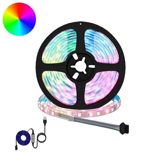 LED-strip 2 pcs Zwart en transparant 2300 mm Koper en kunststof is nu te koop bij PeponiXL, paradijselijk wonen!