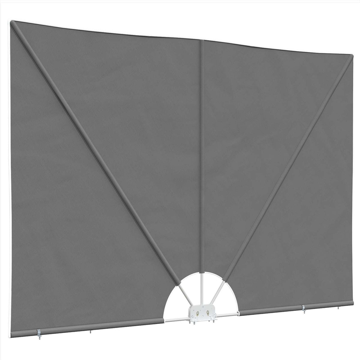Balkon Privacy Scherm 200 x 400 cm Polyester Rechthoekig is nu te koop bij PeponiXL, paradijselijk wonen!