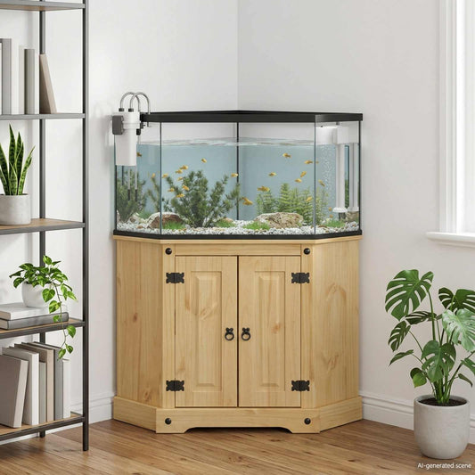 Aquarium Stand CORONA Bruin 70 x 70 x 73 cm 300 kg is nu te koop bij PeponiXL, paradijselijk wonen!