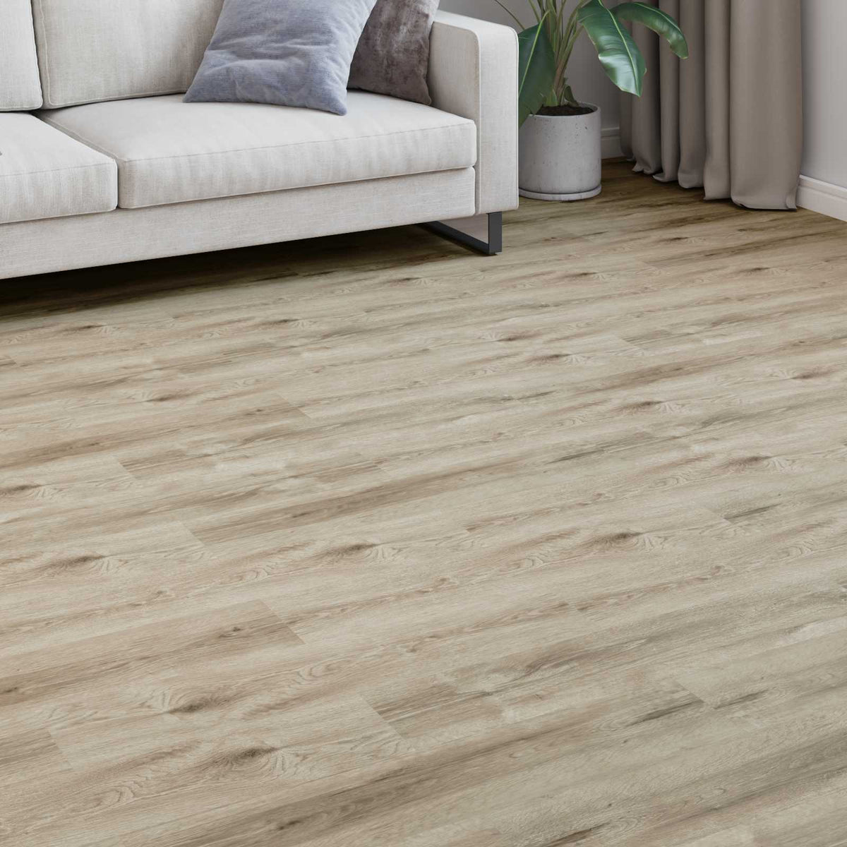 Laminaatvloer 15 pcs Wit gewassen Bruin 101 x 20 x 0,8 cm is nu te koop bij PeponiXL, paradijselijk wonen!