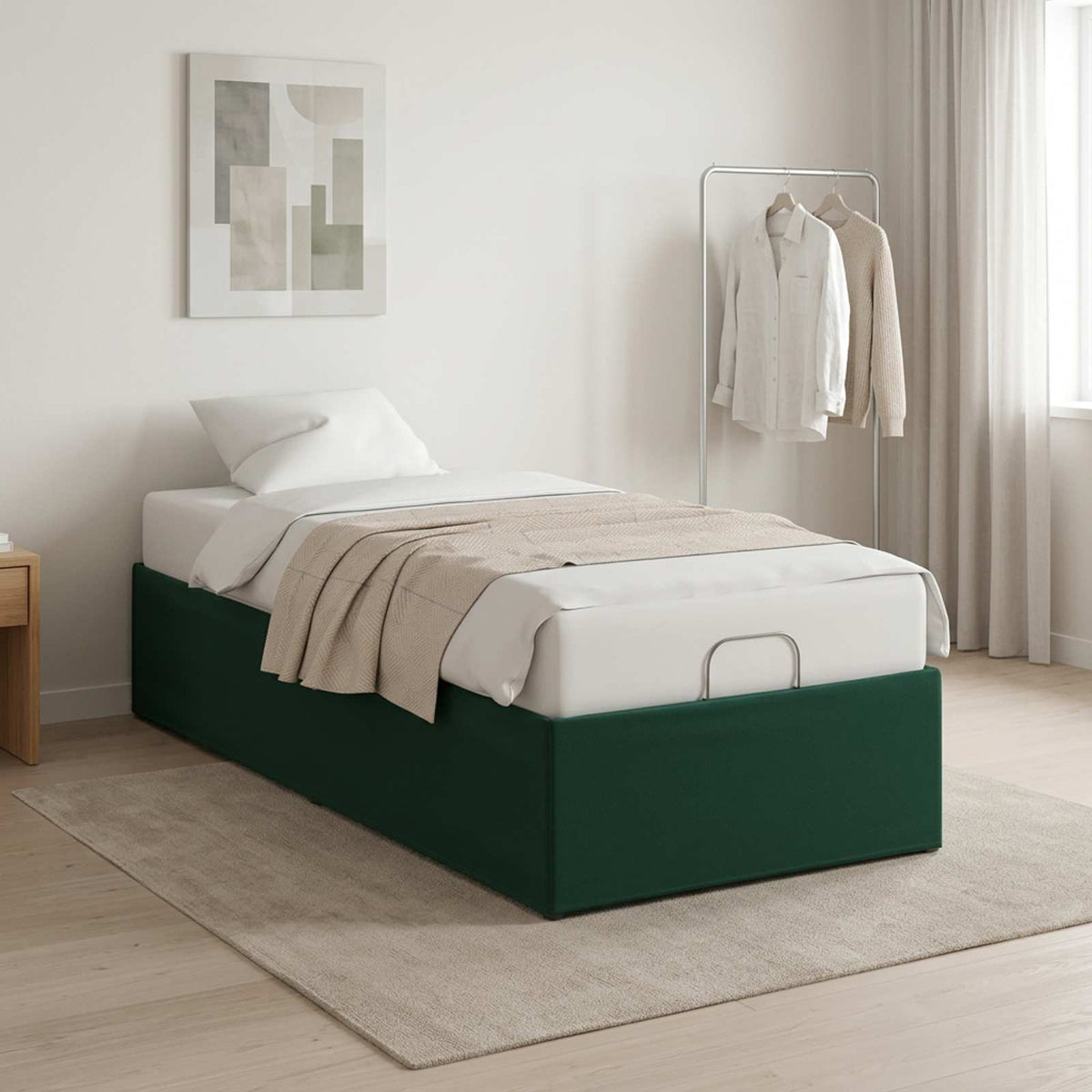 Elektrisch Verstelbaar Bedframe Bosgroen 200 x 90 x 33,5 cm is nu te koop bij PeponiXL, paradijselijk wonen!