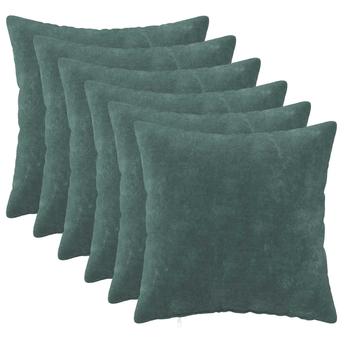 vidaXL Kussensloop 6 pcs HEERLEN Zee blauw 30 x 30 cm