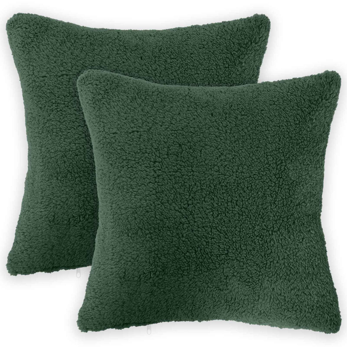 Kussensloop 2 pcs HEERLEN Donkergroen 30 x 30 cm Bouclé is nu te koop bij PeponiXL, paradijselijk wonen!