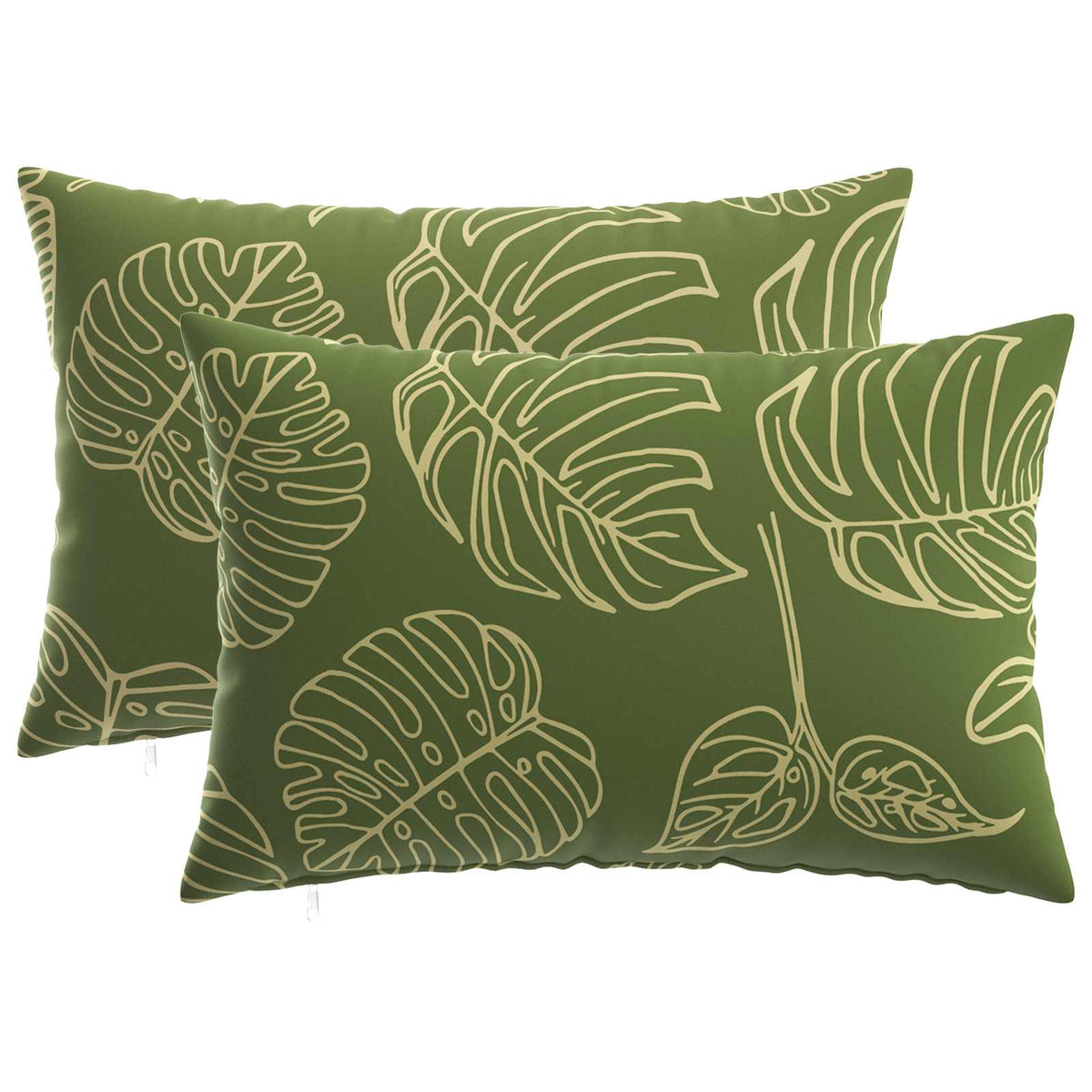 Kussensloop 2 pcs HEERLEN Bladontwerp 30 x 50 cm Polyester is nu te koop bij PeponiXL, paradijselijk wonen!