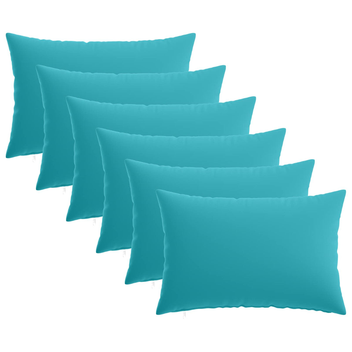 Kussensloop 6 pcs HEERLEN Turquoise 30 x 50 cm Polyester is nu te koop bij PeponiXL, paradijselijk wonen!