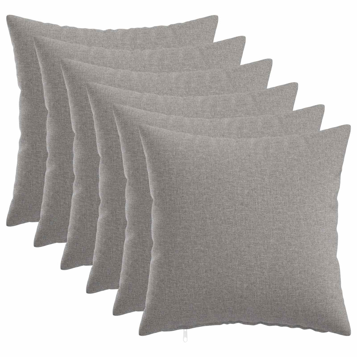 Kussensloop 6 st HEERLEN Wolkengrijs 35 x 35 cm Stof is nu te koop bij PeponiXL, paradijselijk wonen!