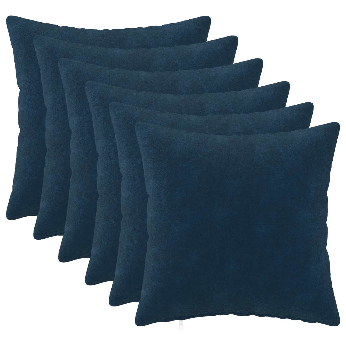 Kussensloop 6 pcs HEERLEN Blauw 35 x 35 cm Microfiber Fleece is nu te koop bij PeponiXL, paradijselijk wonen!