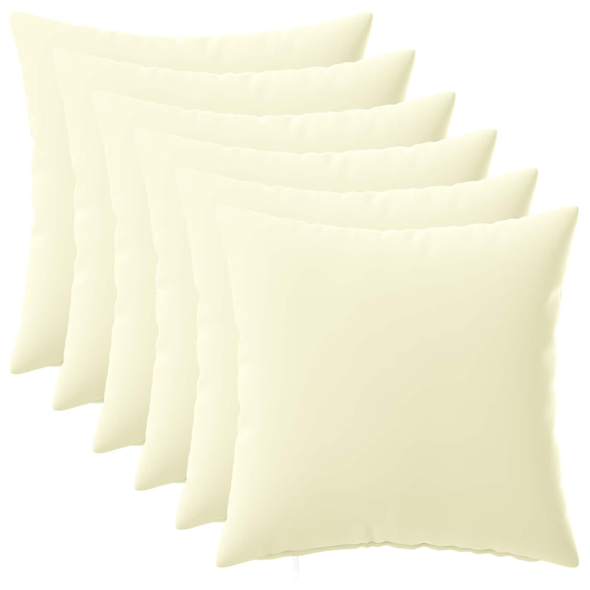 Kussensloop 6 pcs HEERLEN Crèmekleurig 35 x 35 cm Polyester is nu te koop bij PeponiXL, paradijselijk wonen!