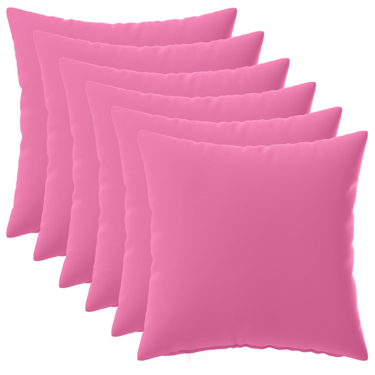 Kussensloop 6 pcs HEERLEN Roze 35 x 35 cm Polyester is nu te koop bij PeponiXL, paradijselijk wonen!