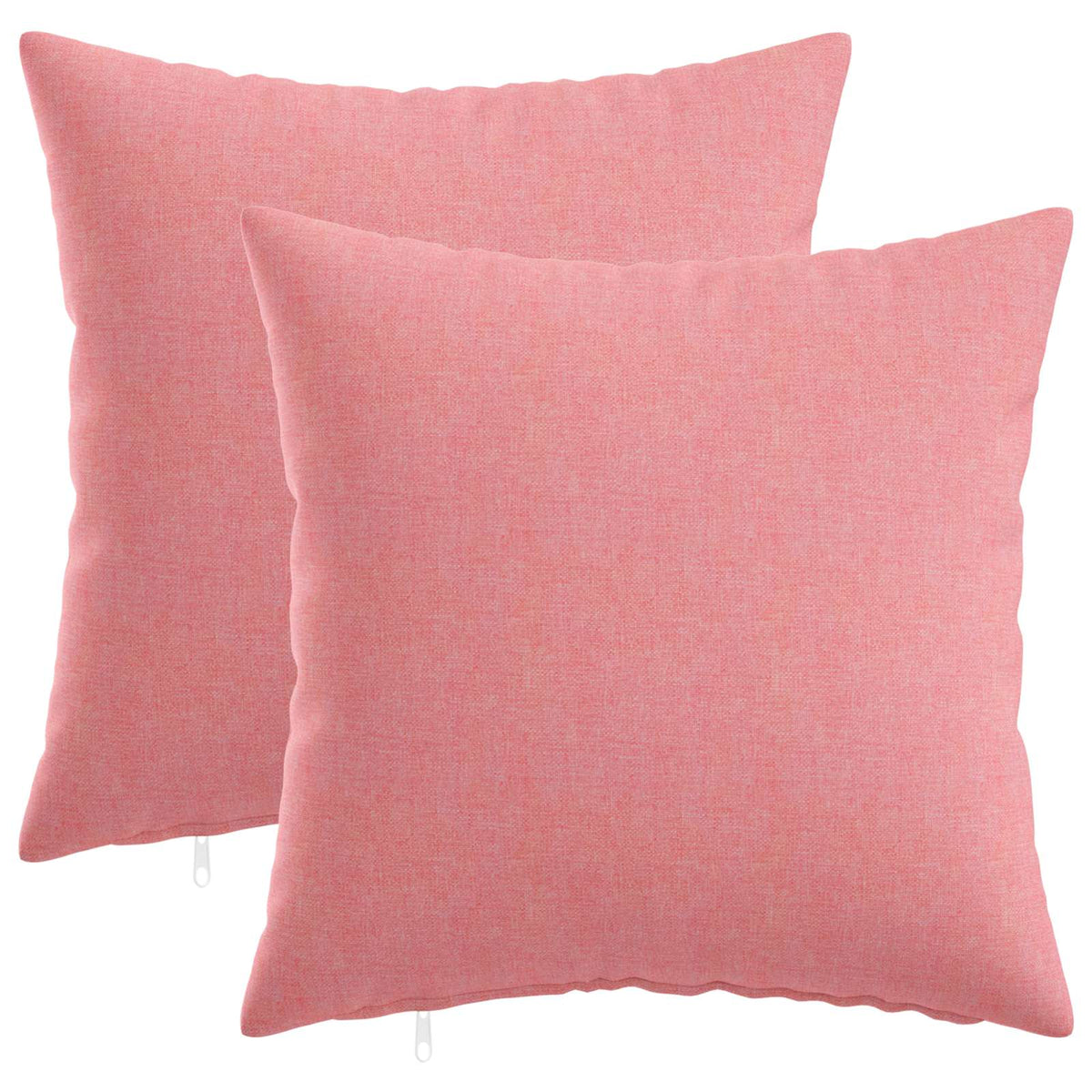 vidaXL Kussensloop 2 st HEERLEN Roze 40 x 40 cm Stof