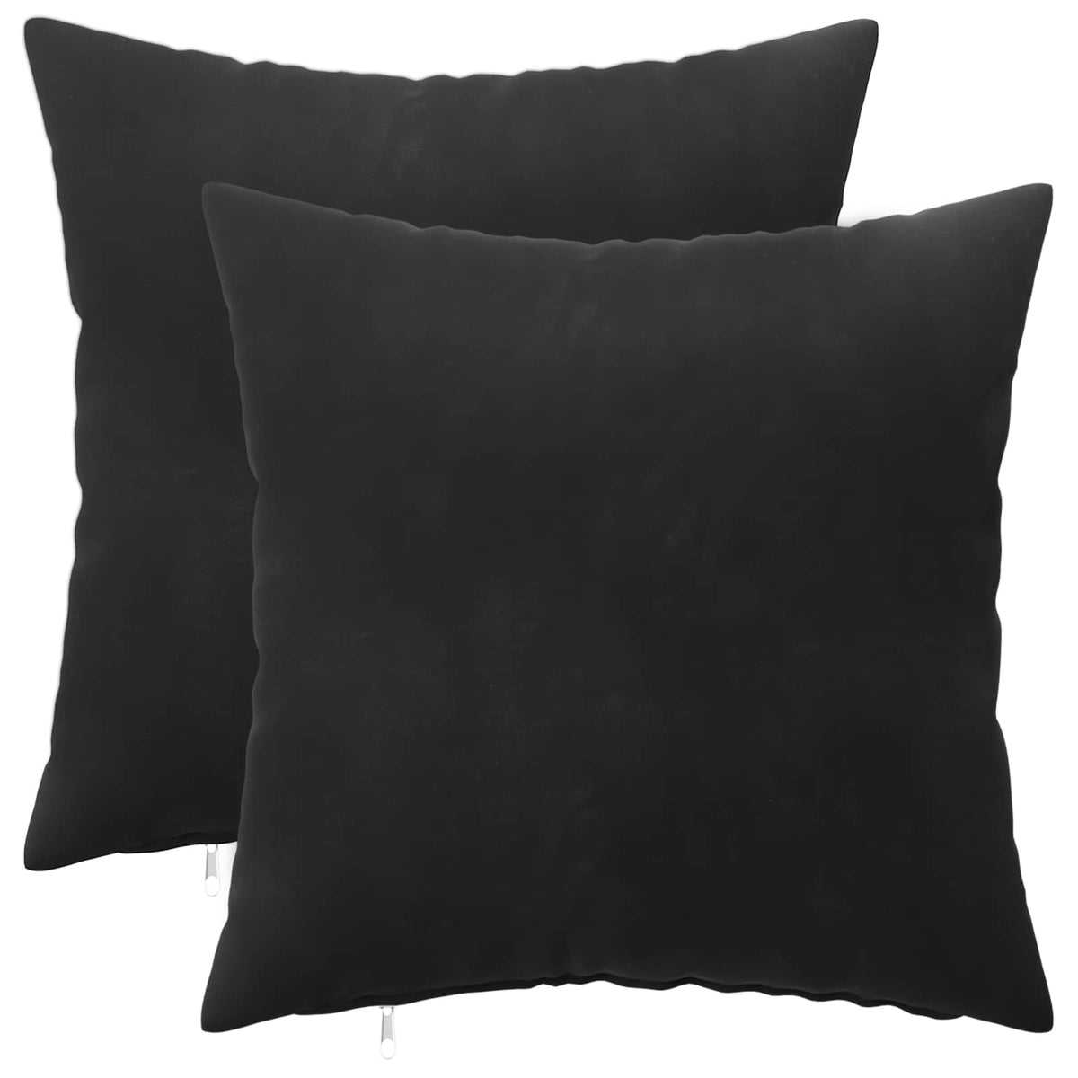 Kussensloop 2 pcs HEERLEN Zwart 40 x 40 cm Fluweel is nu te koop bij PeponiXL, paradijselijk wonen!