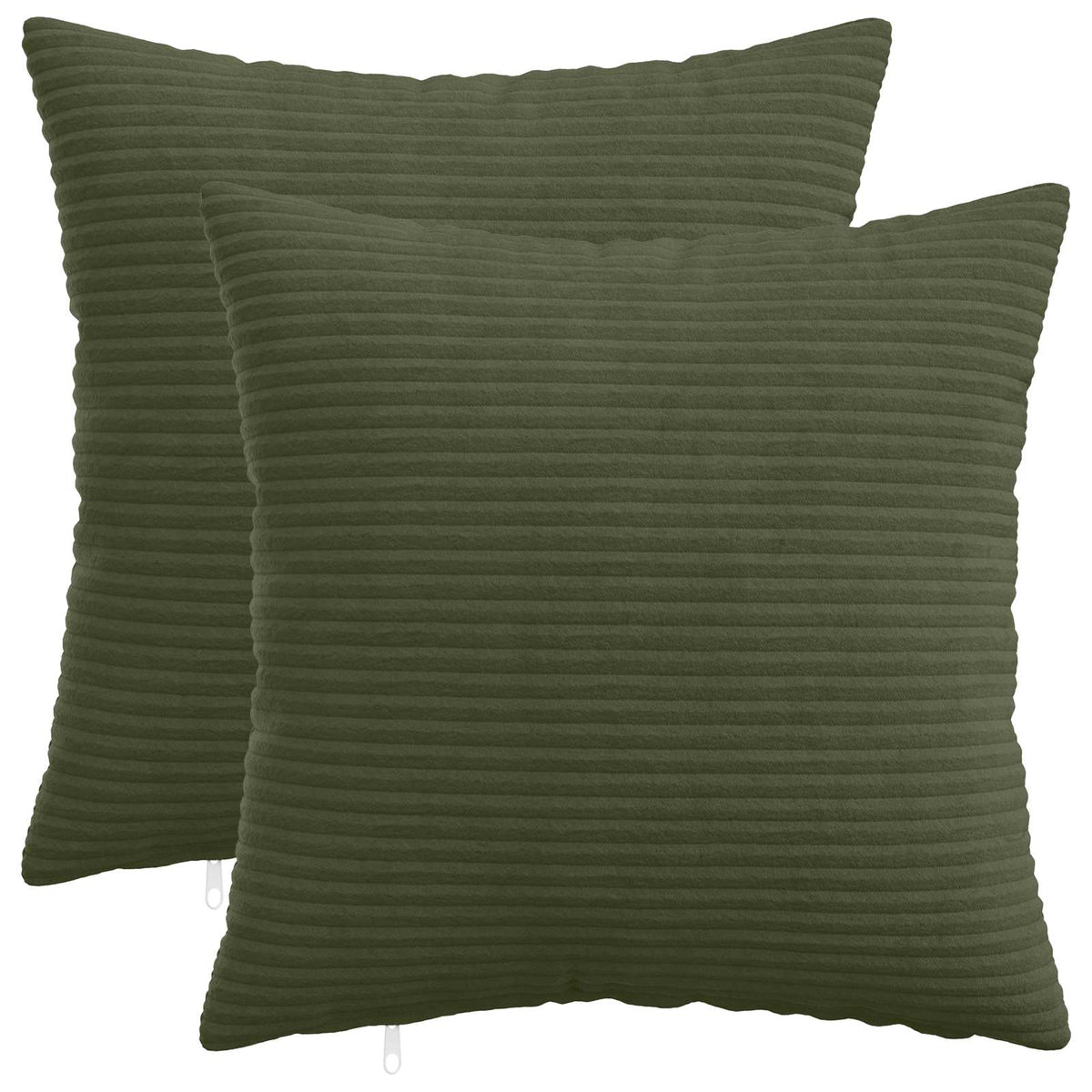 Kussensloop 2 pcs HEERLEN Groen 40 x 40 cm corduroy is nu te koop bij PeponiXL, paradijselijk wonen!