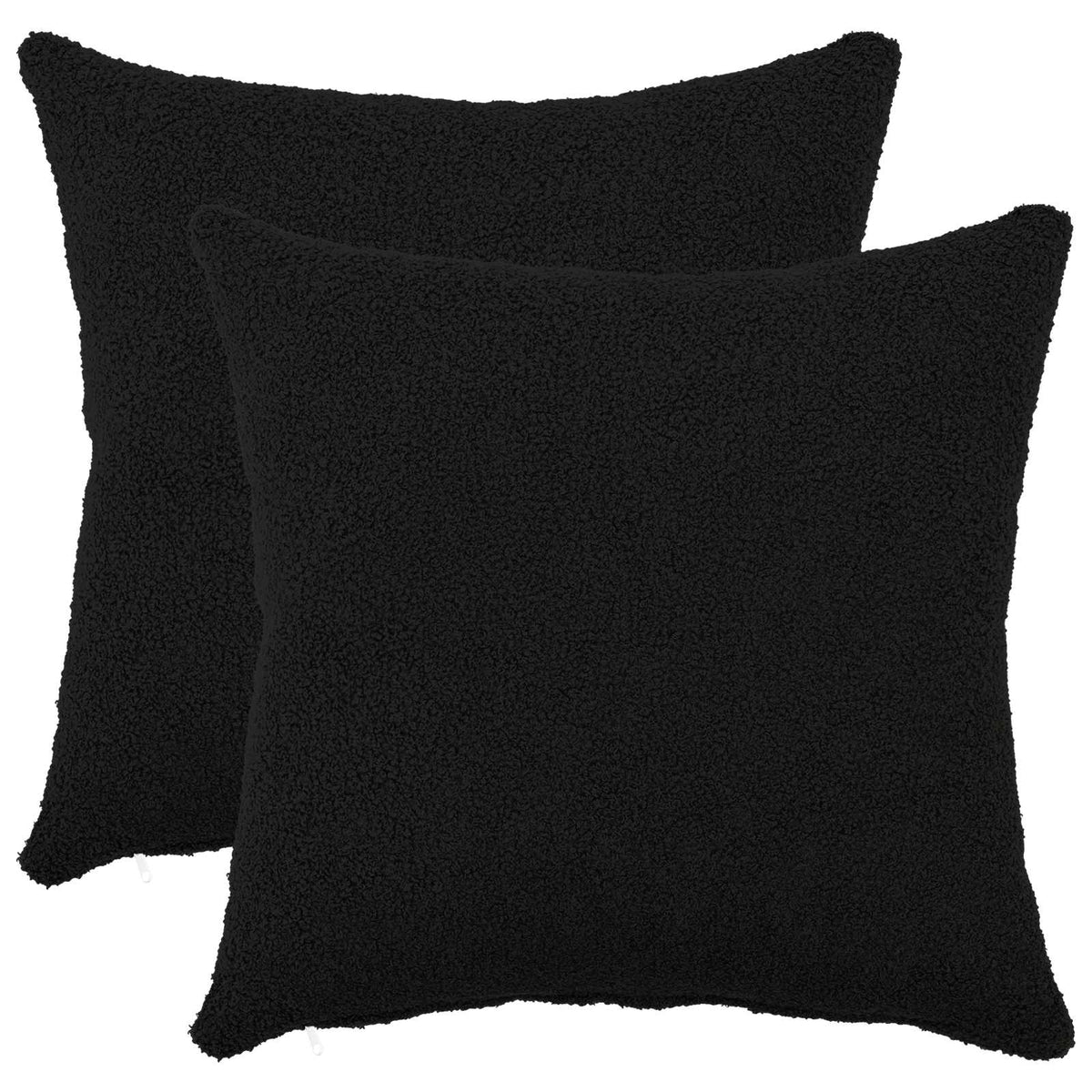 Kussensloop 2 pcs HEERLEN Zwart 40 x 40 cm Bouclé is nu te koop bij PeponiXL, paradijselijk wonen!