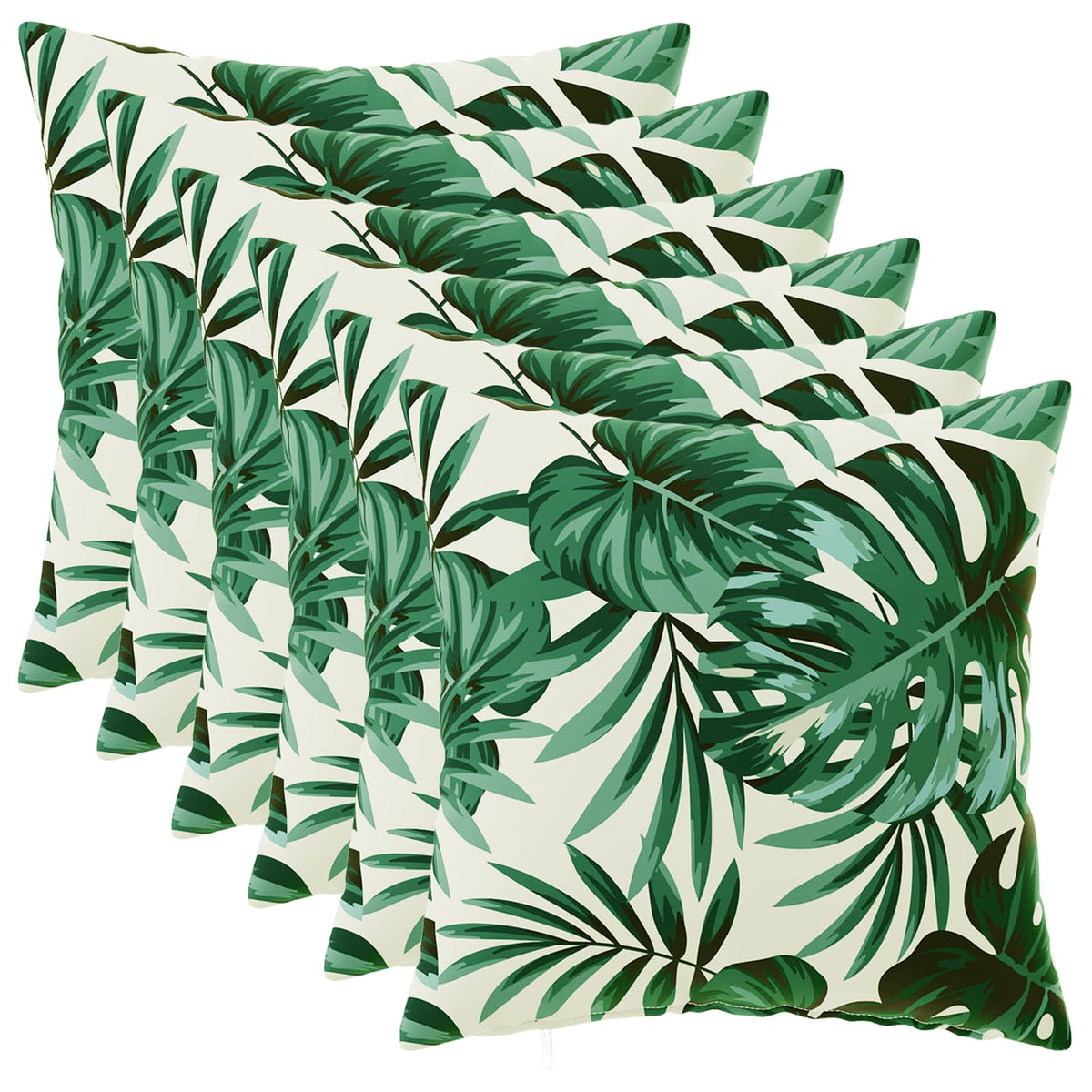 Kussensloop 6 pcs HEERLEN Bladpatroon 40 x 40 cm Polyester is nu te koop bij PeponiXL, paradijselijk wonen!