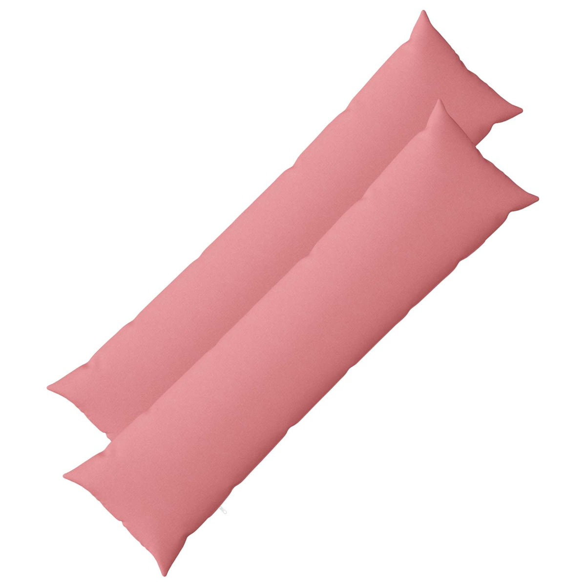vidaXL Kussensloop 2 st HEERLEN Roze 40 x 145 cm Stof
