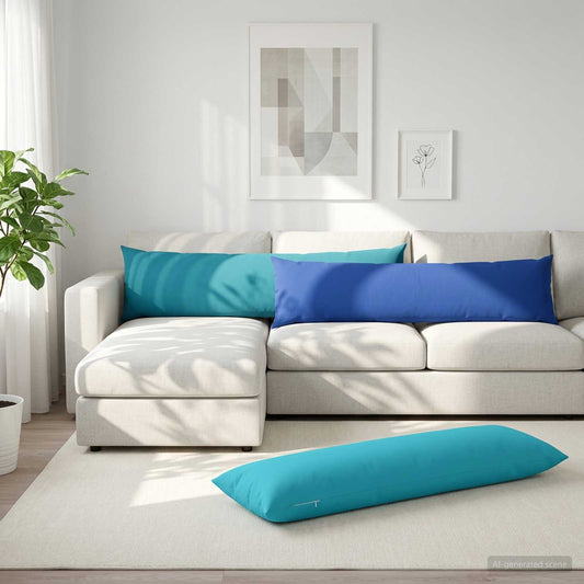 Kussen met kussen HEERLEN 2 st Turquoise Polyester is nu te koop bij PeponiXL, paradijselijk wonen!
